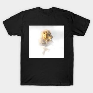 Lion Animal Wildlife Jungle Nature Safari Adventure Discovery Africa Digital Painting T-Shirt